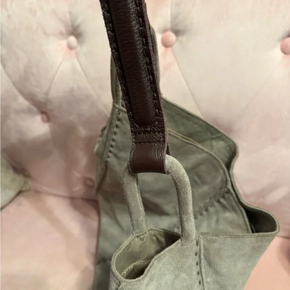 The Sak Taupe Leather Tote Bag - Picture 4 of 8